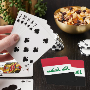 Irak-flagga Casinokort
