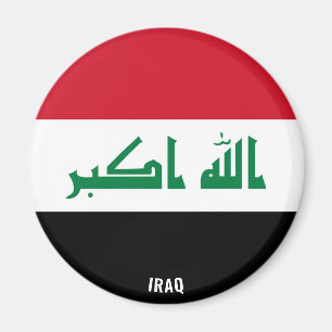 Irak Flagga Charming Patriotic Magnet