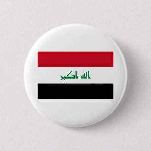 Irak-Flagga Knapp