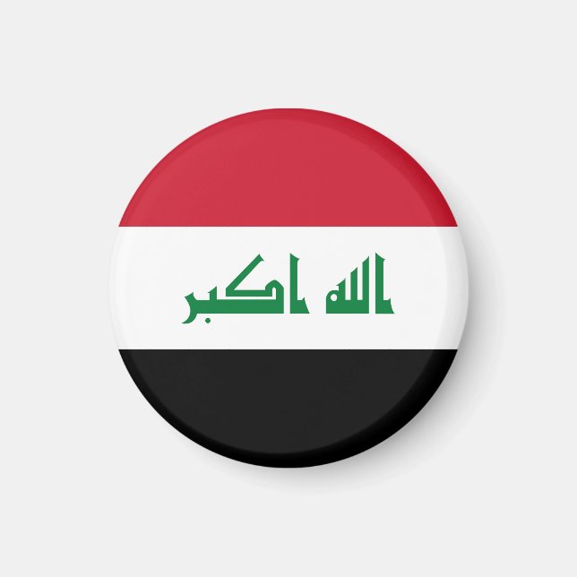 Irak-flagga Magnet (Framsidan)