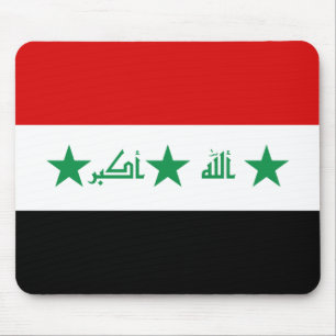 Irak Flagga Mousepad Musmatta