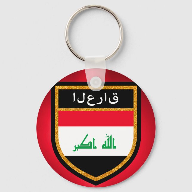 Irak-Flagga Nyckelring (Framsida)