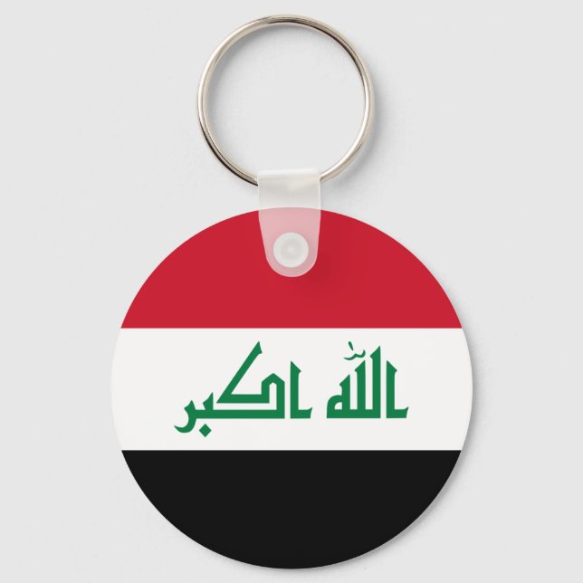 Irak-Flagga Nyckelring (Framsida)