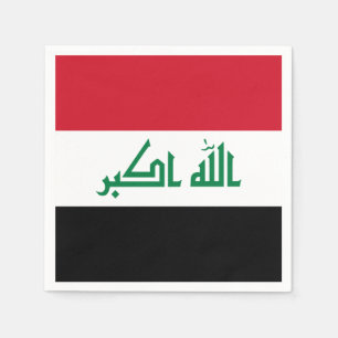 Irak-Flagga Pappersservett