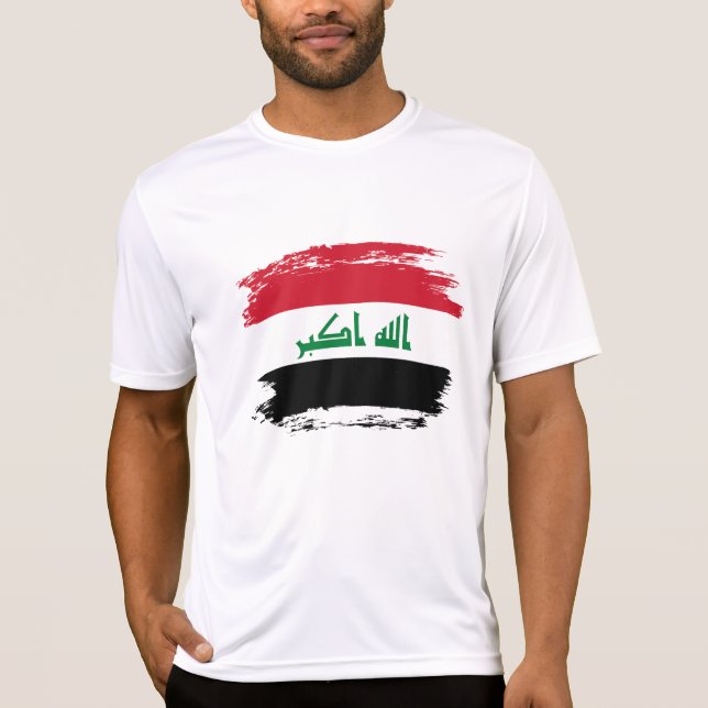 Irak-flagga T Shirt (Framsida)