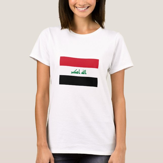 Irak-Flagga T Shirt (Framsida)