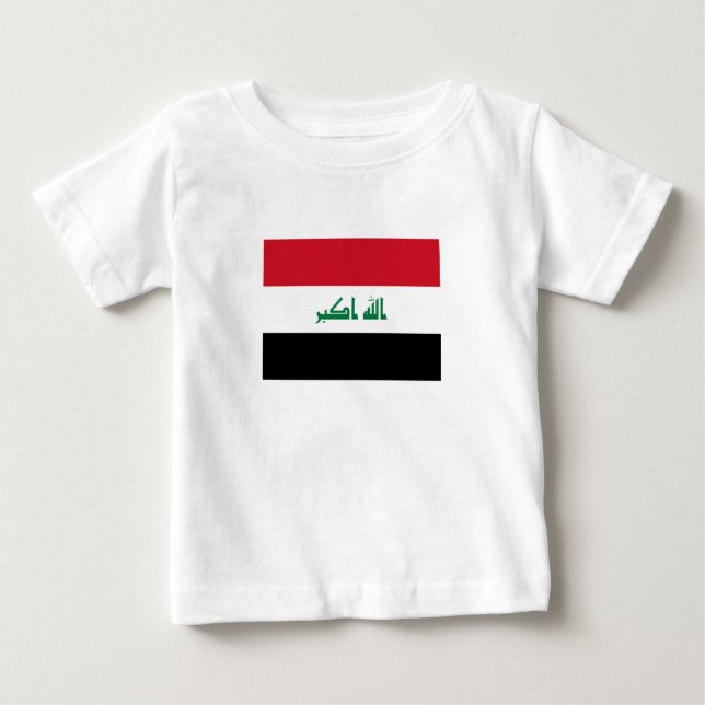 Irak-Flagga T Shirt (Framsida)