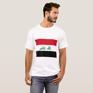 Irak-Flagga Tee Shirt