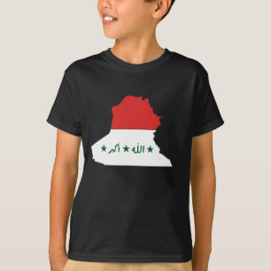 Irak flaggakarta tee shirt