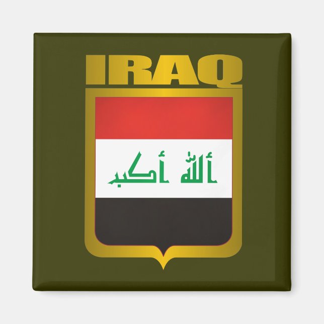 "Irak Guld" Magnet (Framsidan)