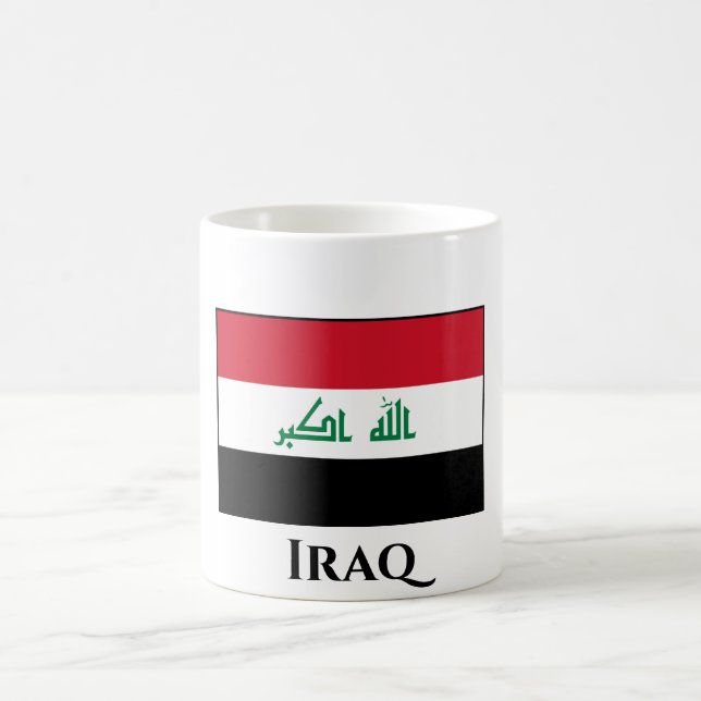 Irak (irakiska Flagga) Kaffemugg (Center)
