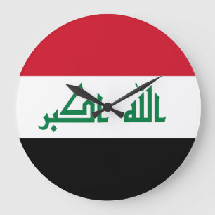 Irak (irakiska Flagga) Stor Klocka
