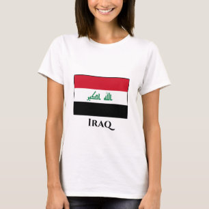 Irak (irakiska Flagga) T Shirt