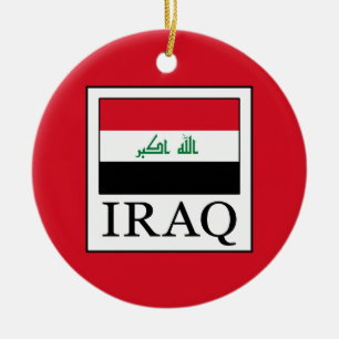 Irak Julgransprydnad Keramik