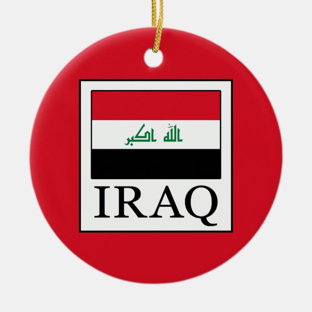 Irak Julgransprydnad Keramik (Framsidan)