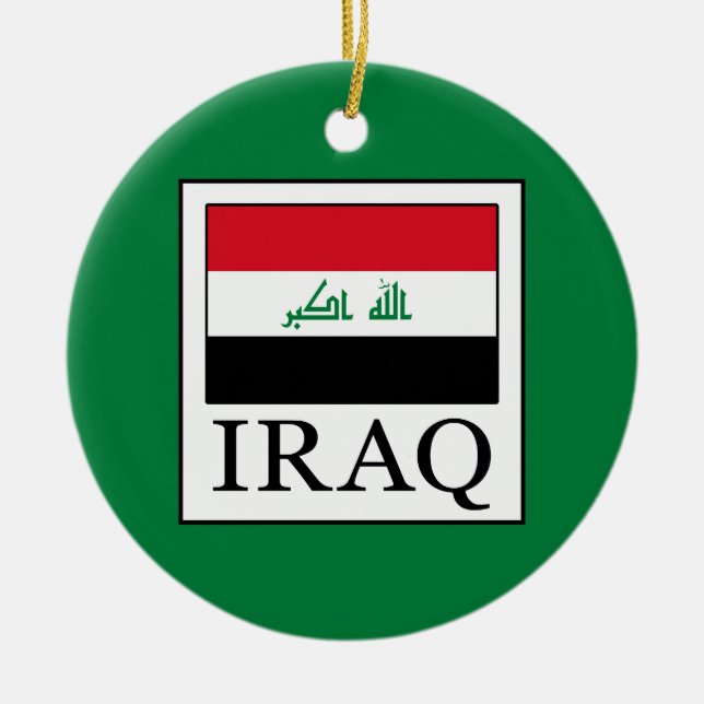 Irak Julgransprydnad Keramik (Framsidan)