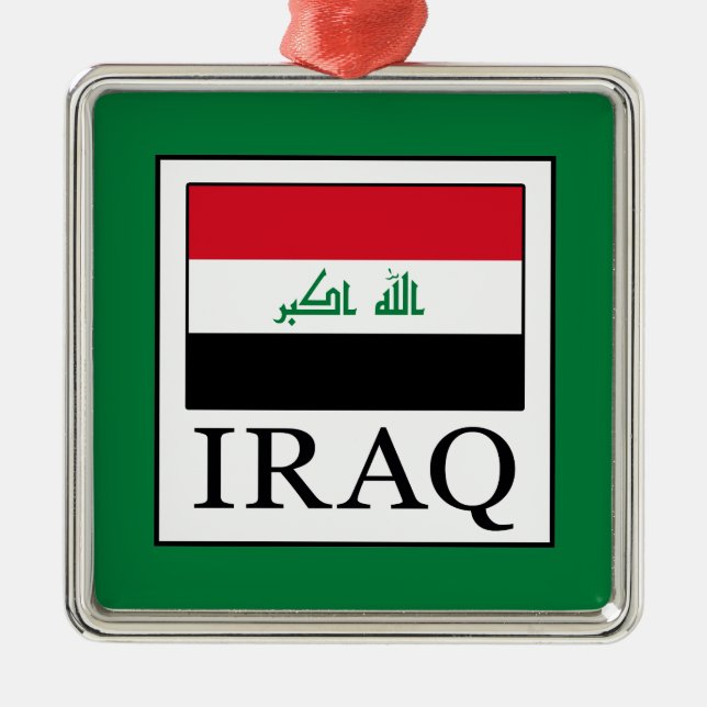 Irak Julgransprydnad Metall (Framsidan)