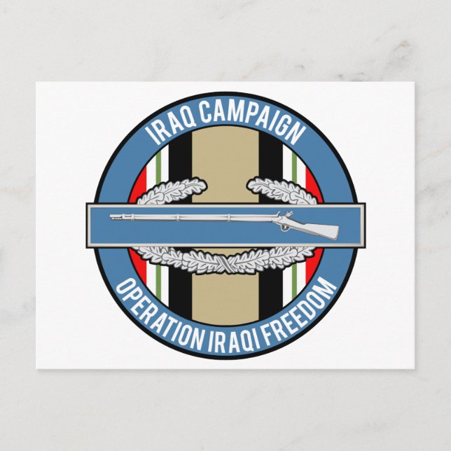 Irak Kampanj CIB Vykort (Framsida)