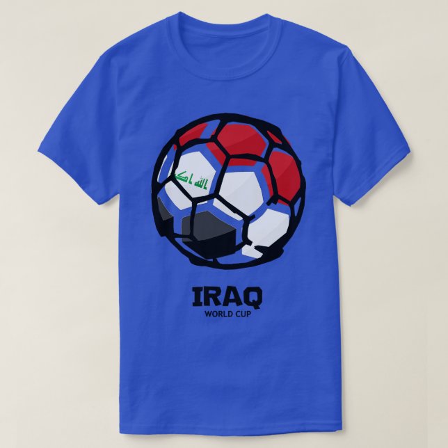 Irak Land Flagga T Shirt (Design framsida)