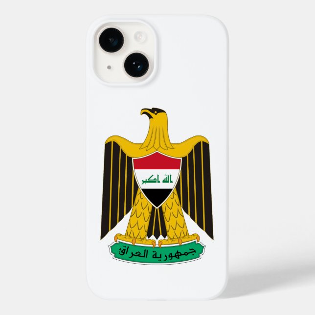 Irak land vapen coat symbol emblem flagga örn (Baksida)