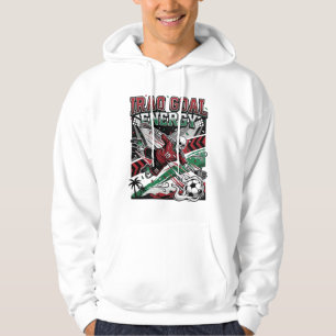 Irak Mål Energi Skelett Anfallare Nationer Fet Soc Hoodie