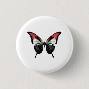 Irak Swallowtail Butterfly Flagga Knapp