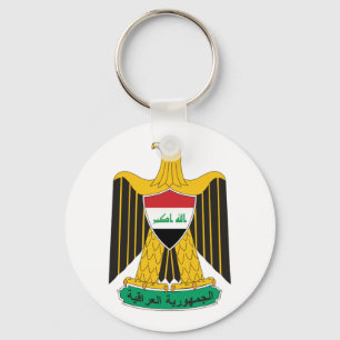 Irak vapensköld Keychain Nyckelring