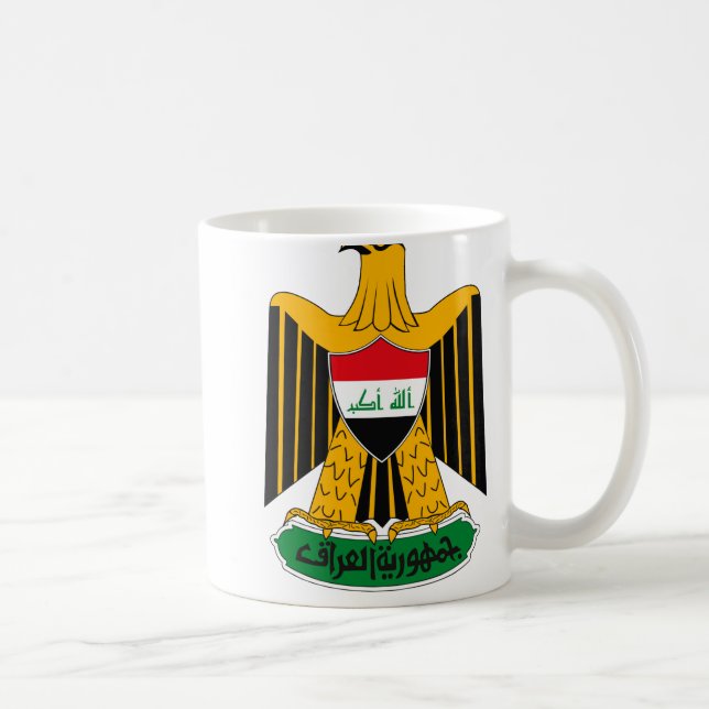 Irak vapensköldmugg kaffemugg (Höger)