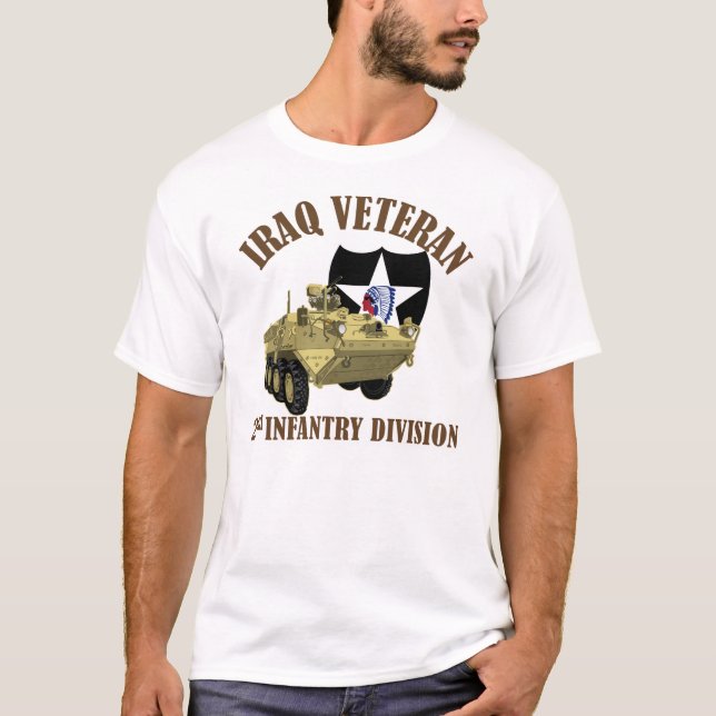 Irak Vet andra ID Stryker T Shirt (Framsida)