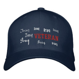Irak Veteran - Embroiderad Hat Broderad Keps