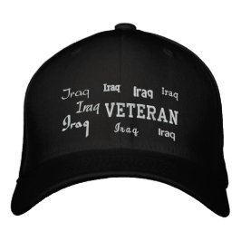 Irak Veteran - Embroiderad Hat Broderad Keps