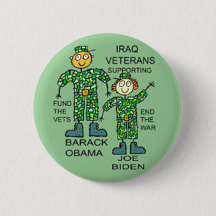 IRAK VETS FÖR OBAMA KNAPP