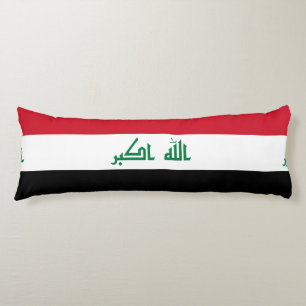 Irakisk flagga kroppskudde