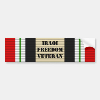 Irakisk frihetsveteranbildekal bildekal