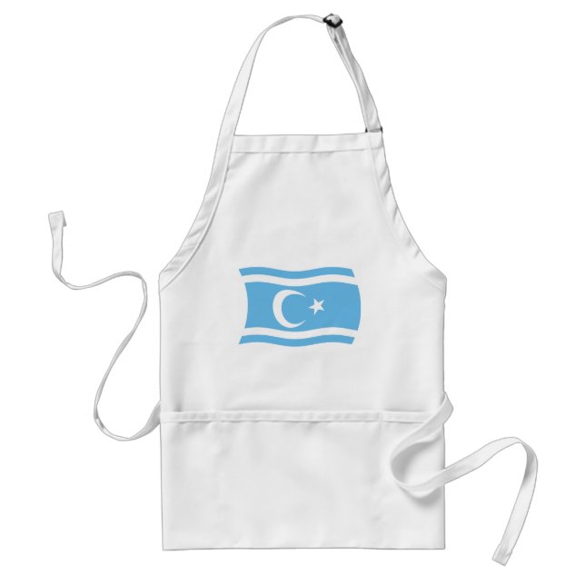 Irakisk turkmen flagga förkläde (Framsidan)