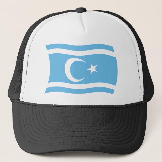 Irakisk turkmen flagga hatt truckerkeps (Framsida)