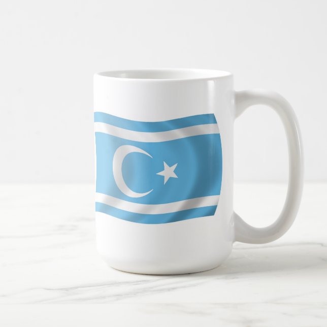 Irakisk turkmen flagga mugg (Höger)