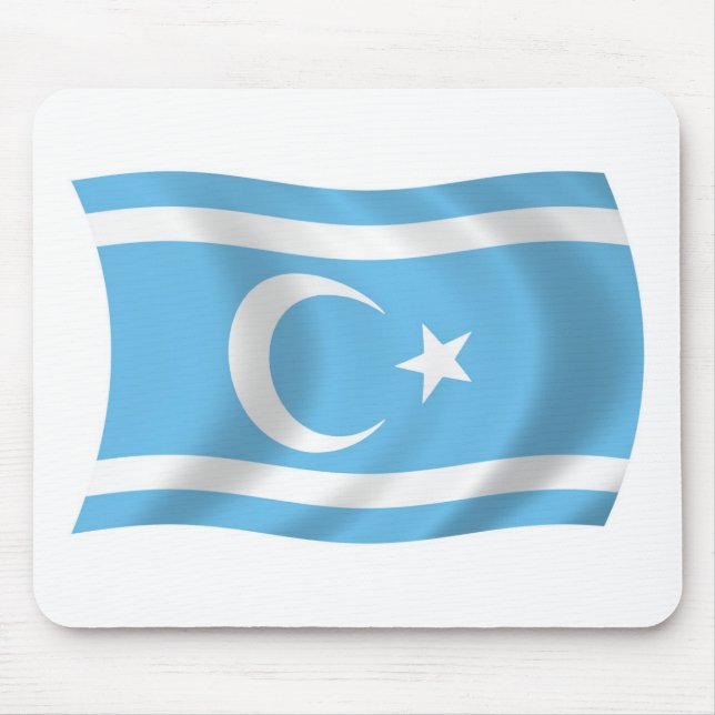 Irakisk turkmen flagga Musmattor (Framsidan)