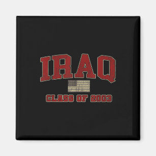 Irakkrig Veteran T-shirt Militär Kl 2003 Magnet