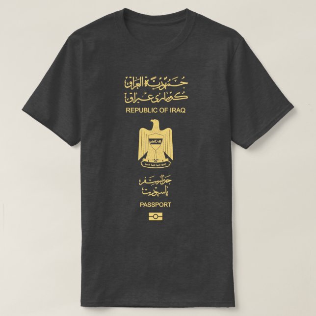 Irakpass T Shirt (Design framsida)