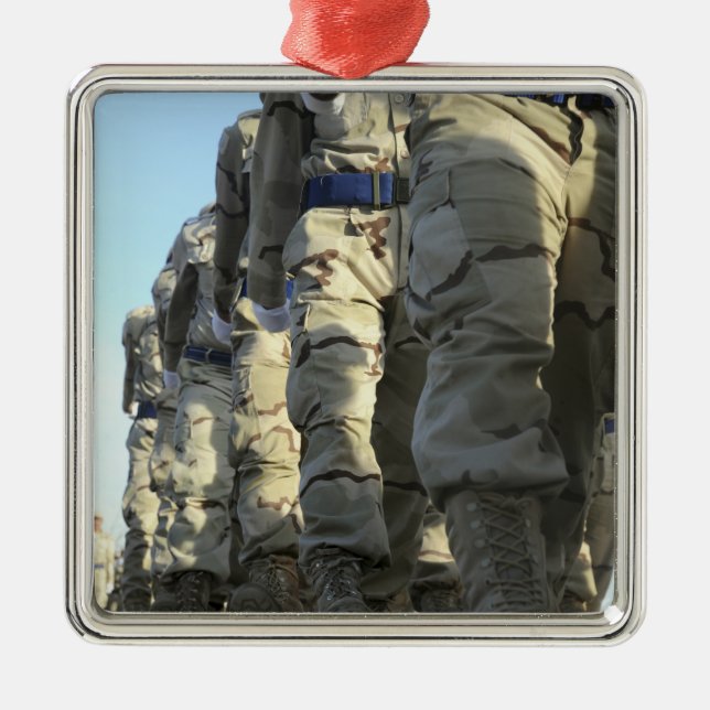 Iraks luft-styrka rekryterar marsch julgransprydnad metall (Framsidan)