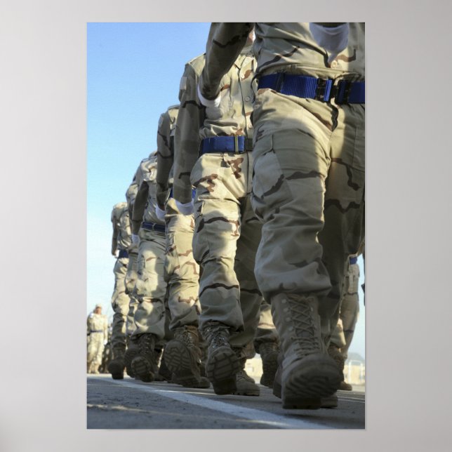 Iraks luft-styrka rekryterar marsch poster (Framsidan)