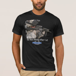 Iraks soldat, vi vann när jag Lämnat Tee Shirt
