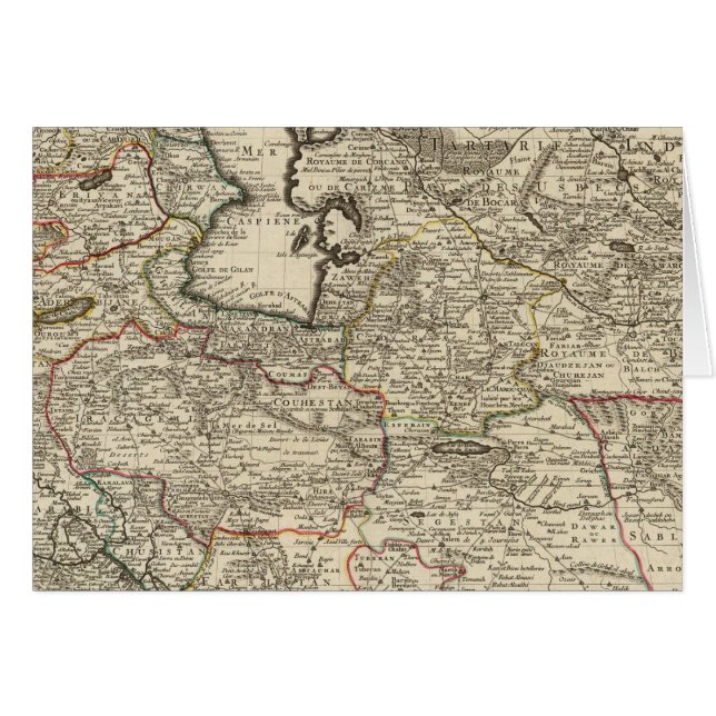 Iran, Afghanistan, Pakistan Hälsningskort (Framsidan Horizontal)
