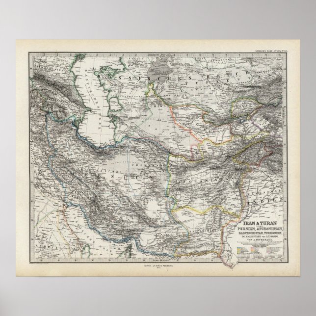 Iran Afghanistan Pakistan Poster (Framsidan)