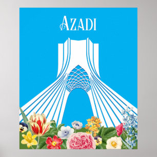 Iran Azadi (frihet) Poster