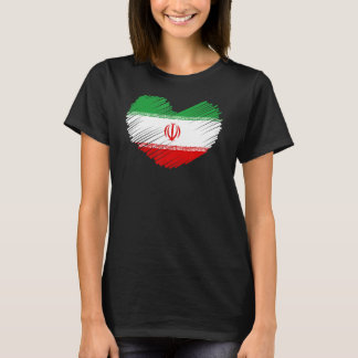 Iran Flagga American Iranian Symbols Merchandise H T Shirt