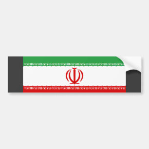 Iran flagga bildekal