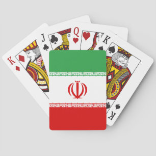 Iran Flagga Casinokort