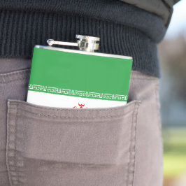 Iran flagga fickplunta